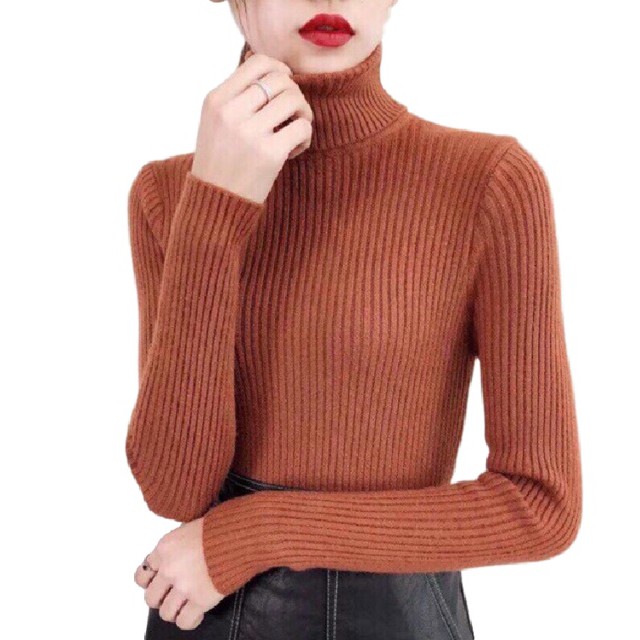 Áo len TƠ KÉO cổ lọ