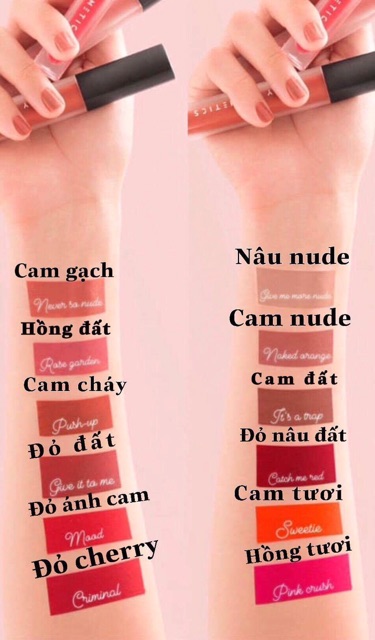 Son kem lì ty cosmetics