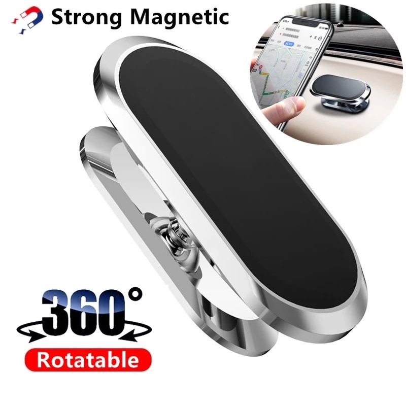 Giá Đỡ Điện Thoại Từ Tính Xoay 360 Độ Thông Dụng Cho Xe Hơi