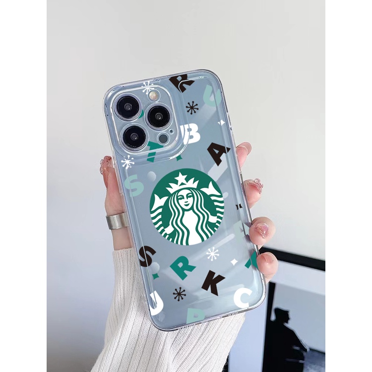 Ốp Điện Thoại TPU Trong Suốt Hình Gấu Starbucks Cho Xiaomi Redmi Note 11 12 Pro 5G 11S 10 Pro 4G 10S Redmi 12C 11A 10C 9C