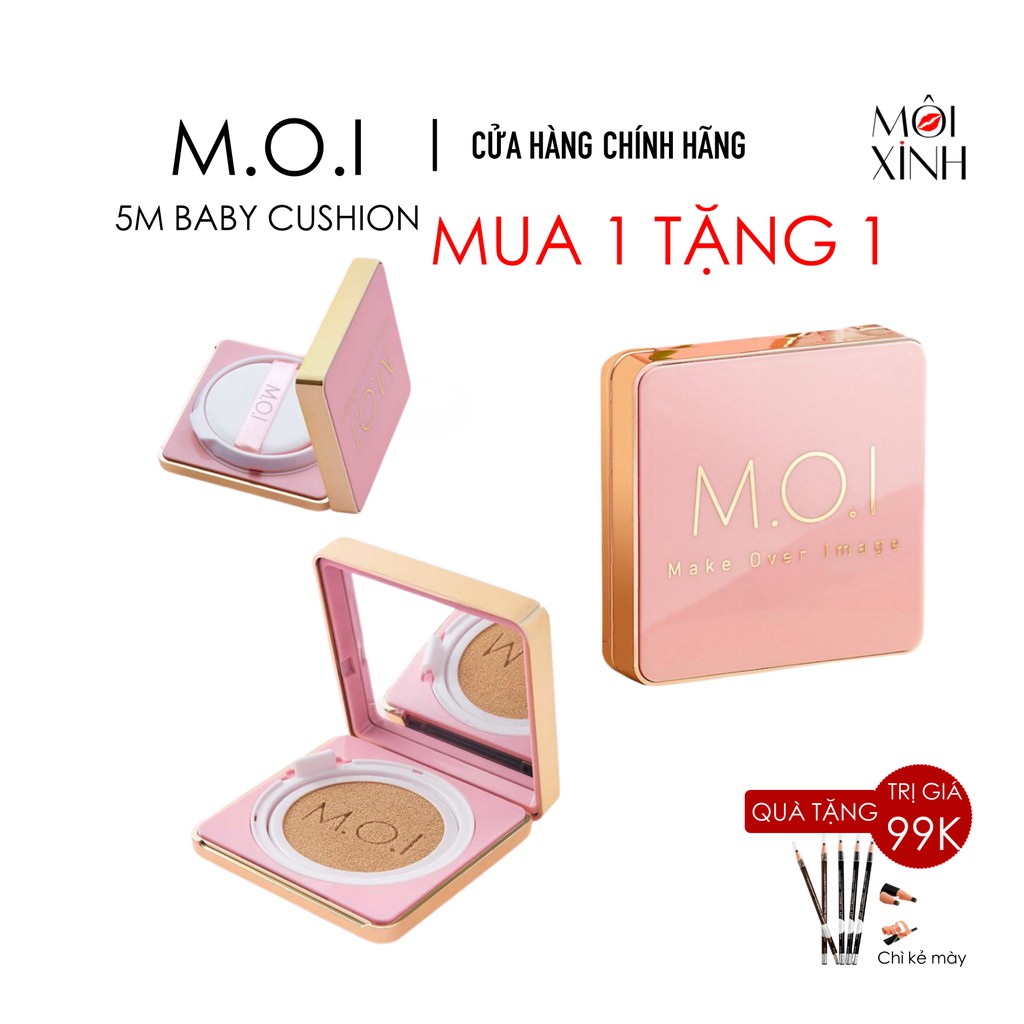 [𝐅𝐑𝐄𝐄 𝐒𝐇𝐈𝐏]-[Mịn Không Tỳ Vết] Phấn Nước 5M Baby Skin Cushion Hồ Ngọc Hà (Chính Hãng) phan nuoc moi ho ngoc ha