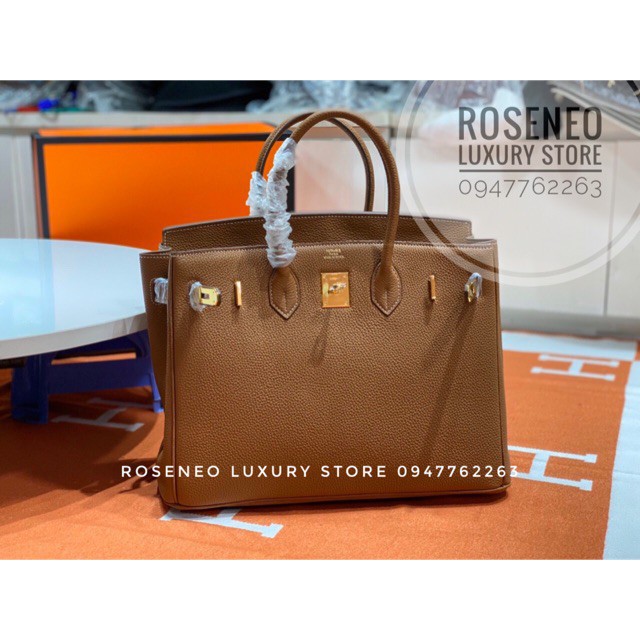 TÚI HERMES BIRKIN BẢN VVIP KHÂU TAY THỦ CÔNG‼️ fullbox , túi vải , card, bill