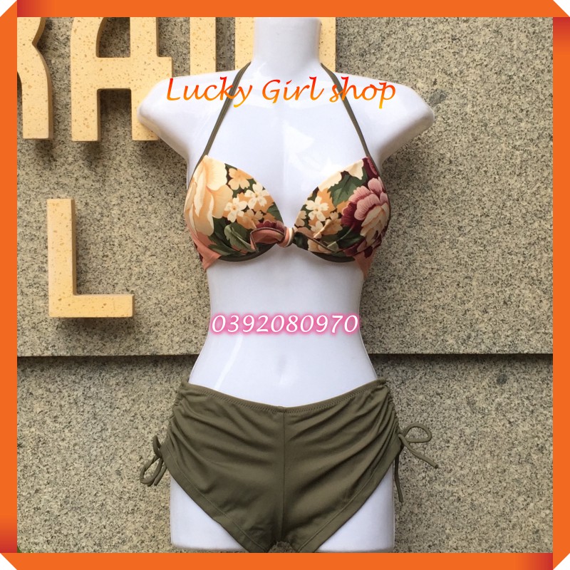 Bikini Đồ Bơi Hoạ Tiết Và Trơn Nhiều Kiểu Free Size Dưới 60kg - Lucky Girl shop