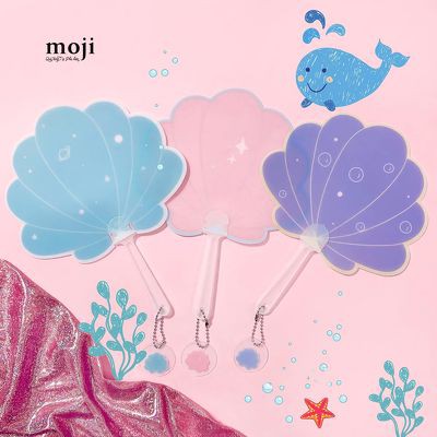 Quạt nhựa cầm tay MJ Vỏ sò Ocean - Mix