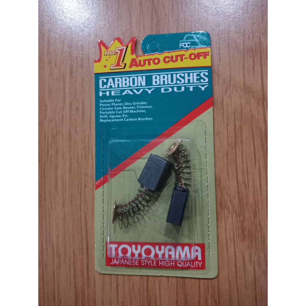 Bàn chải Carbon Toyoyama CB-408 Loại tự động được sử dụng với đá mài MT954 MT958 M.9500NB