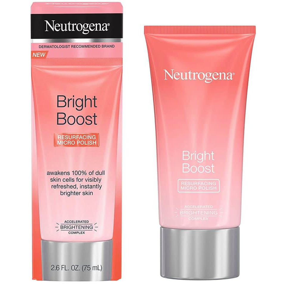 KEM TẨY SÁNG DA NEUTROGENA BRIGHT BOOST RESURFACING MICRO POLISH 75ML CHÍNH HÃNG - 5358