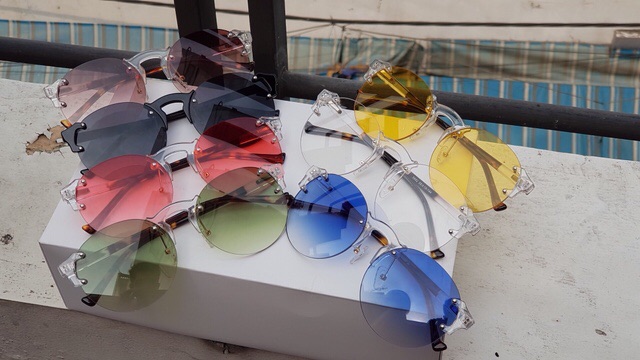 Mắt kính xi ốc hot trend thời trang❤️FREESHIP❤️gọng kính mát nữ ulzzang cao cấp AH424 | BigBuy360 - bigbuy360.vn