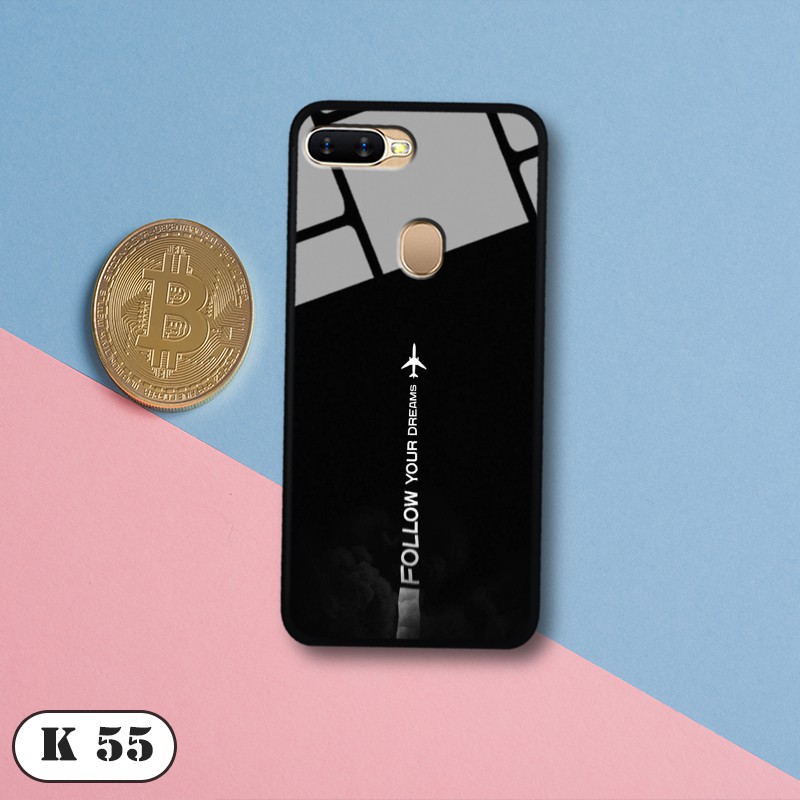 Ốp lưng kính 3D cho Oppo A7 -A5S -A12 -Realme 2