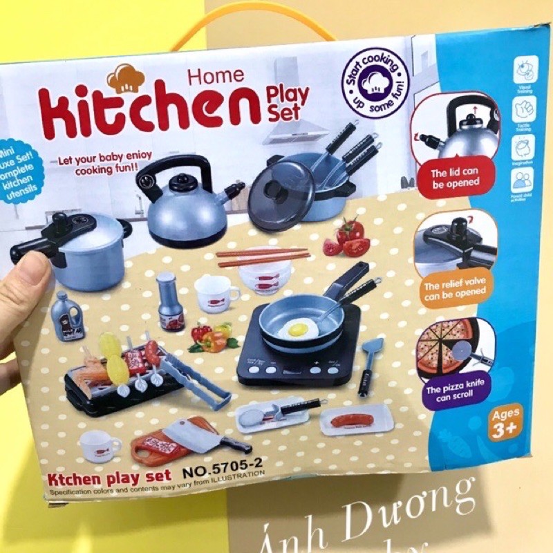 Bộ đồ chơi nấu ăn cho bé