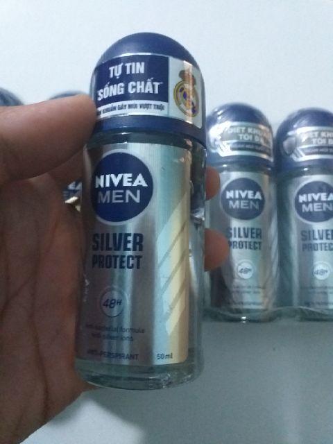 Lăn khử mùi NIVEA phân tử bạc Silver Protect 50ml | BigBuy360 - bigbuy360.vn