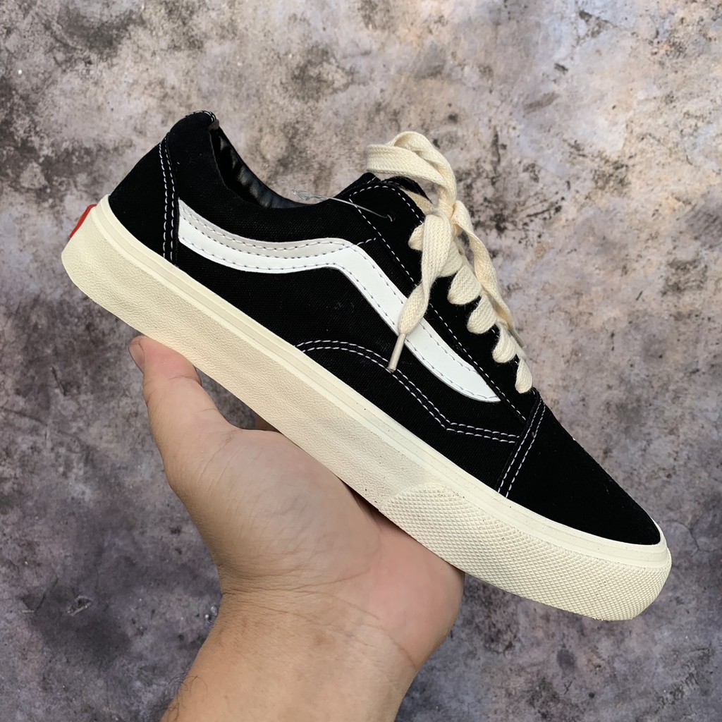 Giày Vans thể thao sneaker nam nữ Van caro đen vault chữ Hot trend