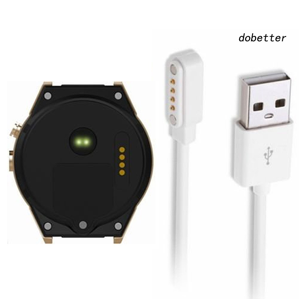 DOH_4Pin Universal Magnetic Watch Charger Charging Cable for KW18/KW88/K88H/GT88