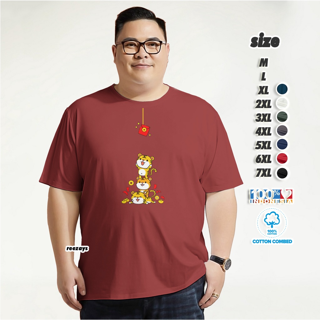 Áo Thun COTTON Chải Kích Thước 30s Size M L XL 2XL 3XL 5XL 6XL 7XL I 2022 IMLEK Cho Nam
