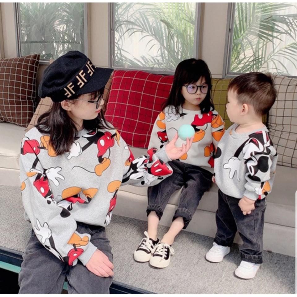 Áo nỉ đôi mẹ và bé cực đẹp