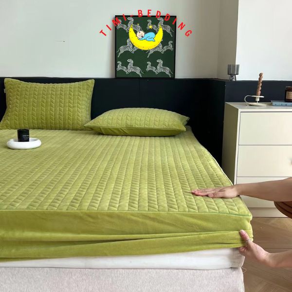 Ga gối nỉ nhung sữa mẫu mới năm 2022 mềm mại, êm ái và sang trọng - Timibedding