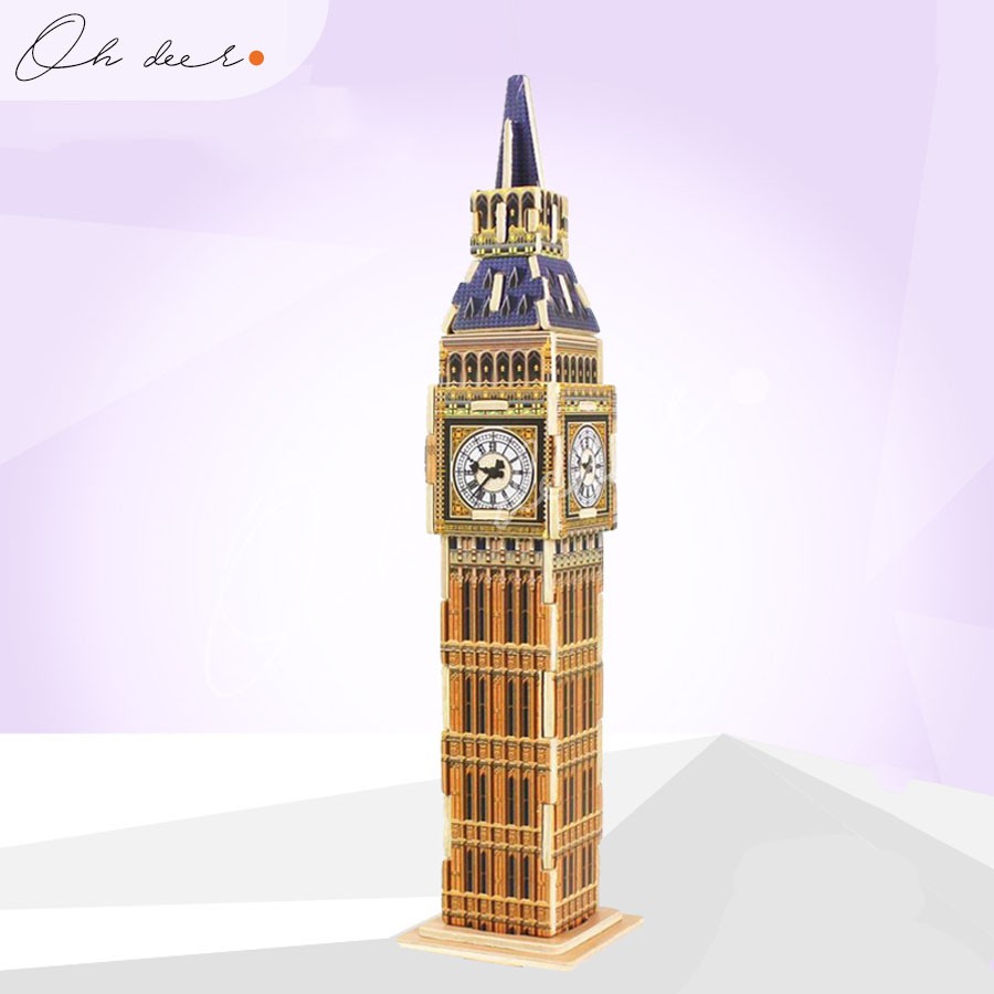 Ghép gỗ 3D kiến trúc nổi tiếng - Big Ben