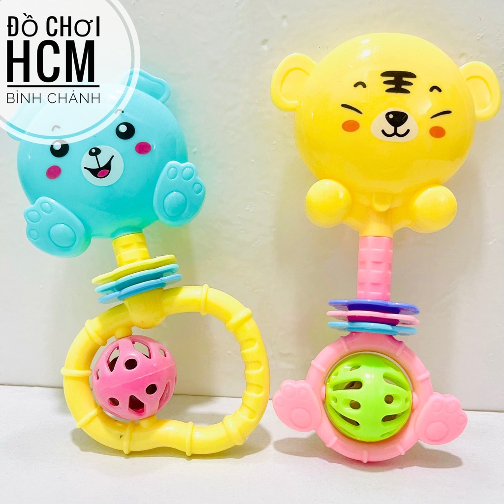 Đồ chơi trẻ em xúc xắc lục lạc dễ thương dành cho bé sơ sinh, giúp bé phát triển khả năng cầm nắm, nhận biết âm thanh