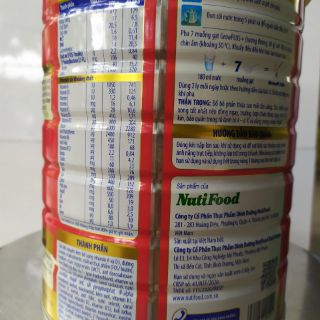 {Mẫu mới }Sữa bột Grow Plus+ đỏ 1,5kg Nutifood