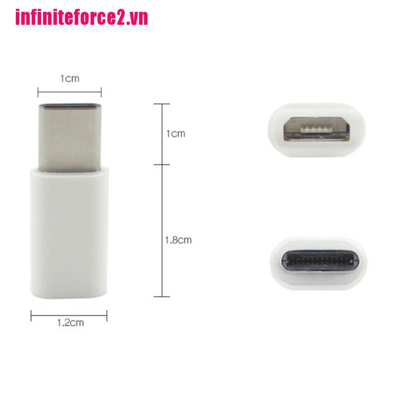 2 Đầu Chuyển Đổi Từ Usb 3.1 Type-C Sang Micro Usb