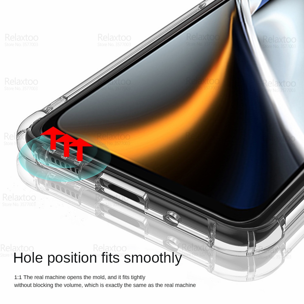 Ốp Điện Thoại Trong Suốt Cho Xiaomi Poco X4 Pro