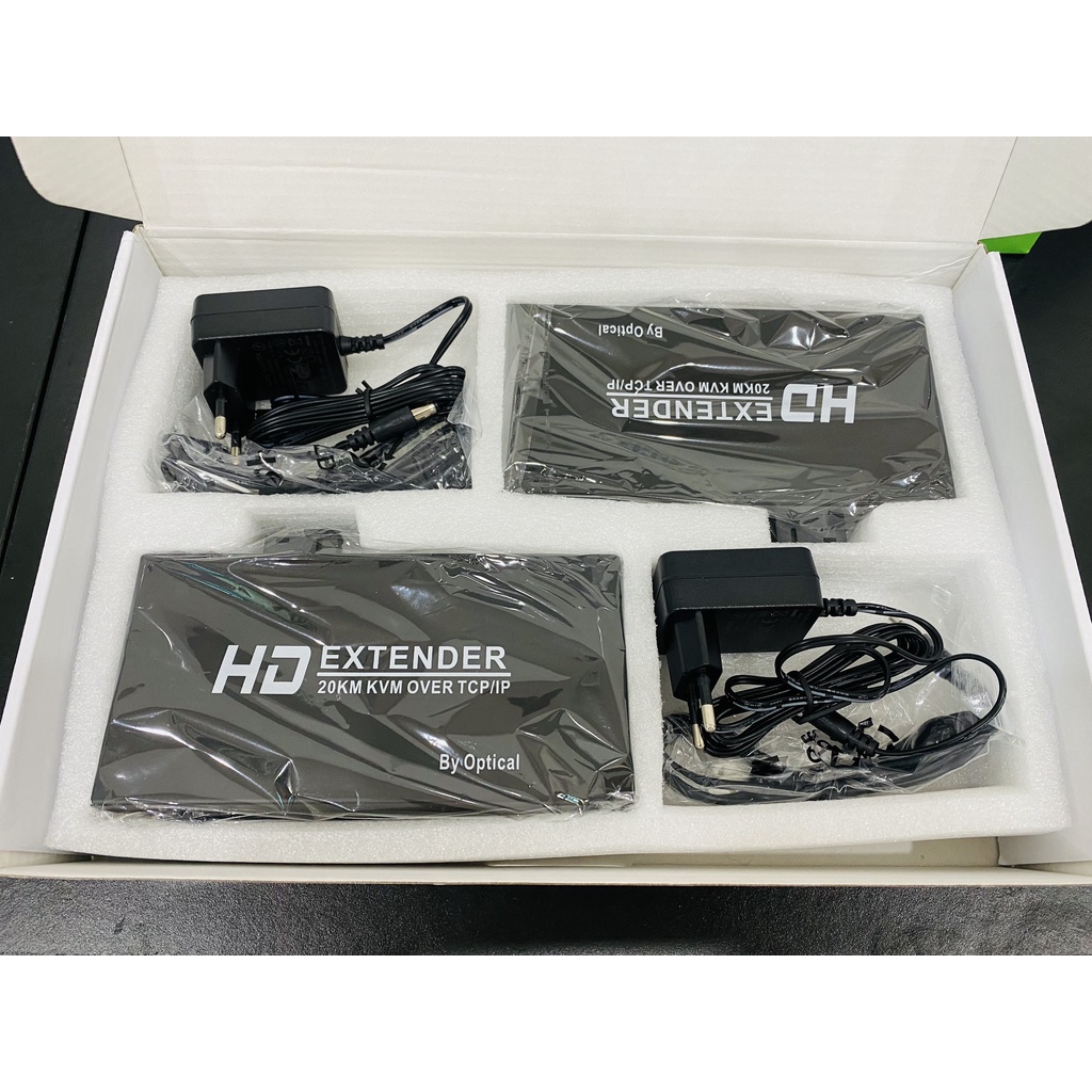 Bộ kéo dài tín hiệu HDMI qua cáp quang SC có USB 1080P 20Km