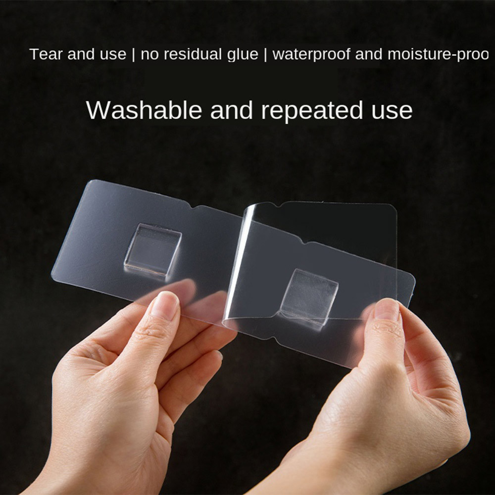 Self Adhesive Wall Hook Waterproof Non-perforated Sticky Hook Stick Hangers Bathroom Accessories