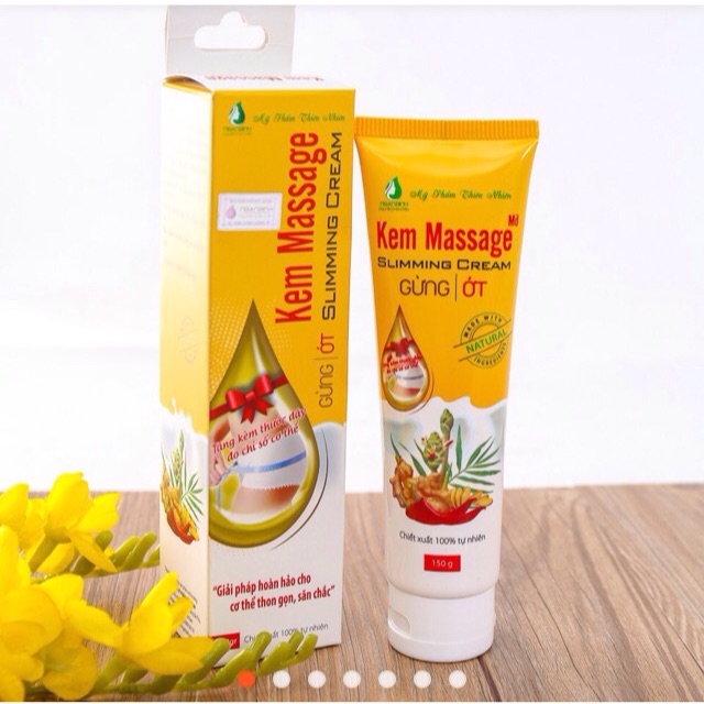 Kem massage gừng ớt ý slimming cream