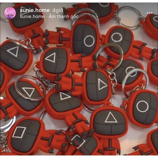 Móc Khoá Squid Game Vuông