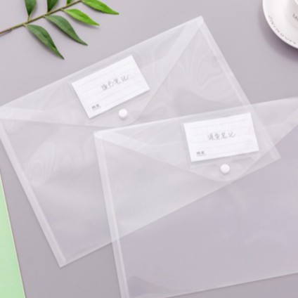 Túi đựng tài liệu bằng nhựa trong suốt cỡ A4 tiện dụng cho học sinh/ văn phòng | BigBuy360 - bigbuy360.vn
