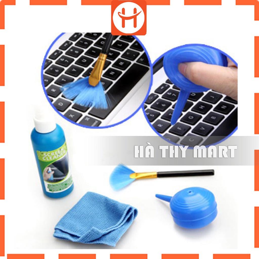 Bộ dụng cụ dung dịch vệ sinh Laptop 4 món tiện dụng