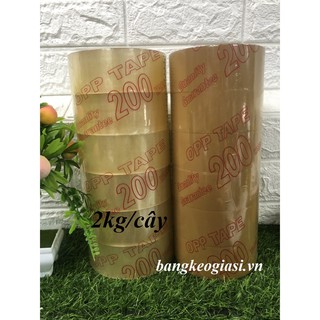 Băng keo trong /đục 2kg/cây, 200yard