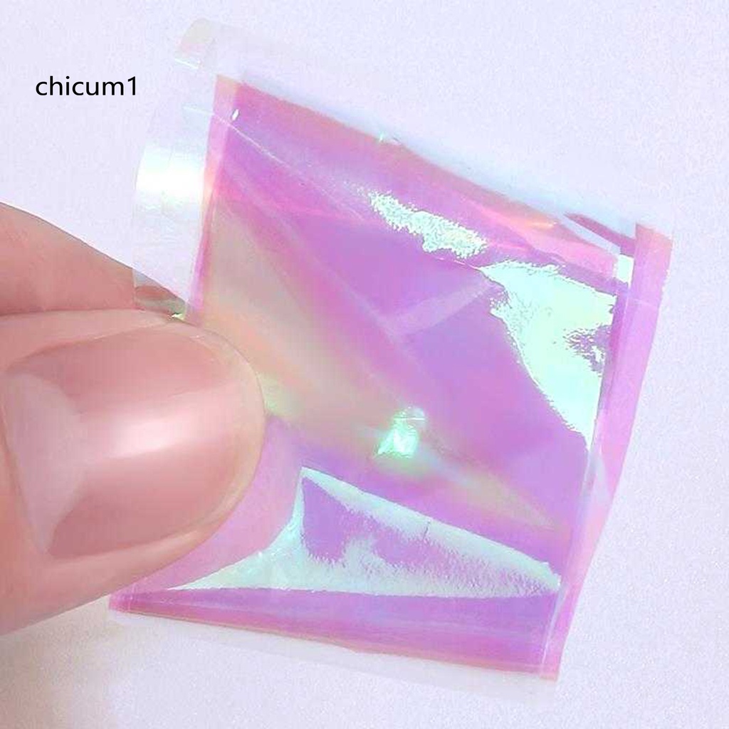 [Hàng mới về] Set 6 giấy bóng kính trong suốt làm móng nghệ thuật
