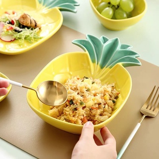 Đĩa sứ hình quả dứa