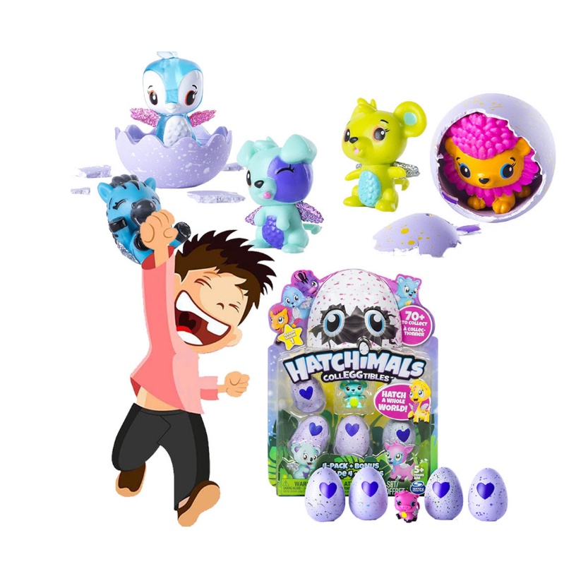 Set 4 quả trứng đổi màu Hatchimals 6034165