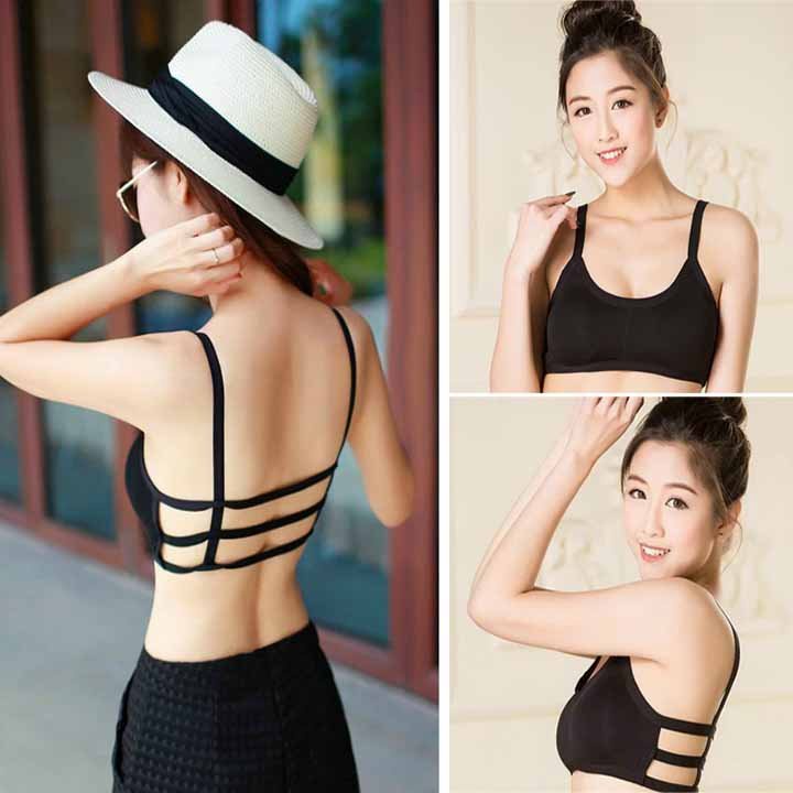 🦋 SIÊU PHẨM HOTGIRL 🦋 SÉT ÁO ỐNG YẾM 2 DÂY CROPTOP SIÊU HÓT 2 KIỂU CỘT NƠ VÀ KÈM ÁO LÓT SL