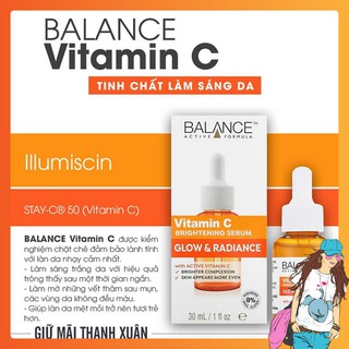 [BIG SALE] Serum Trắng Da, Mờ Thâm Balance Active Formula Vitamin C Brightening 30ml [SALE KHỦNG]
