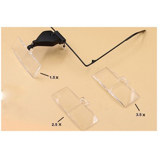 Kính lúp đeo mắt có đèn LED V3