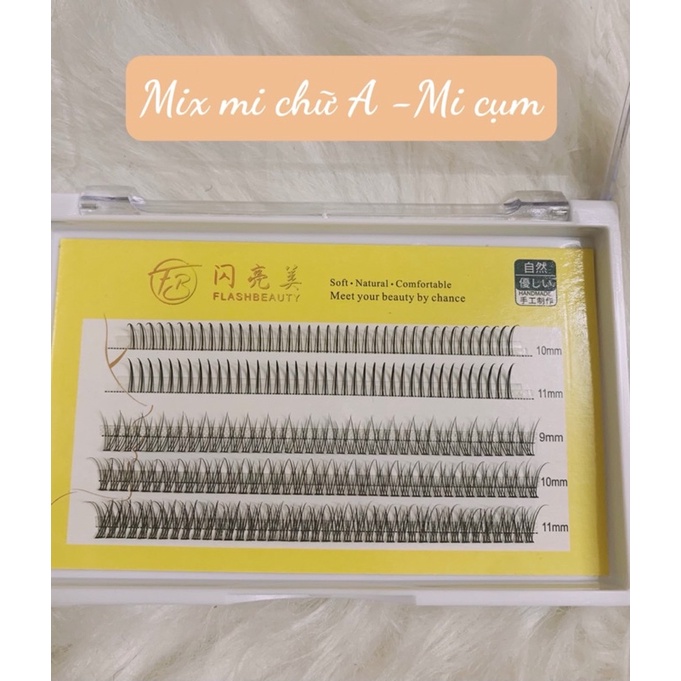 ✅Mi rời tụ nối Chữ A kết hợp mi cụm đuôi cá và mi dưới sự kết hợp đa dạng cho bạn nhiều sự lựa chọn thiết kế lạ độc đáo