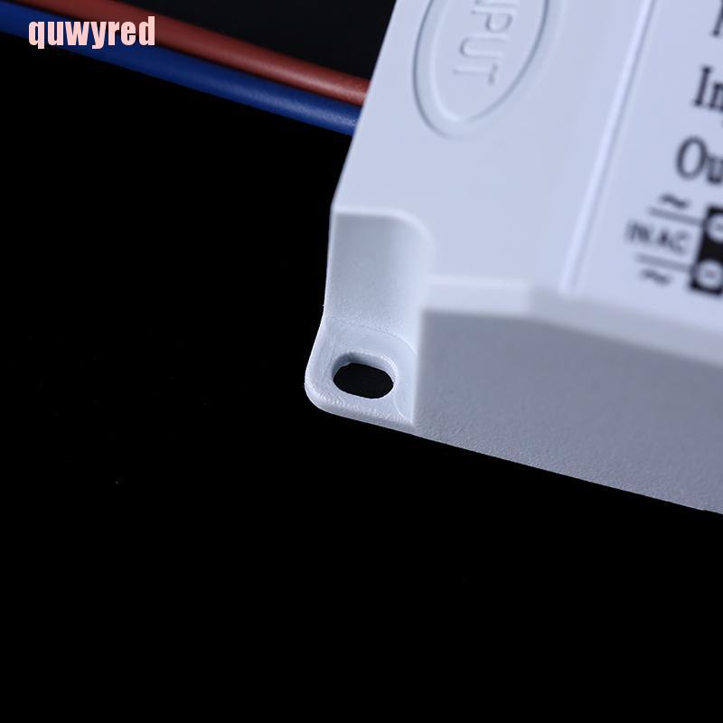 quwyred 3W 7W 12W 18W 24W power supply driver adapter transformer switch for LED lights GWT