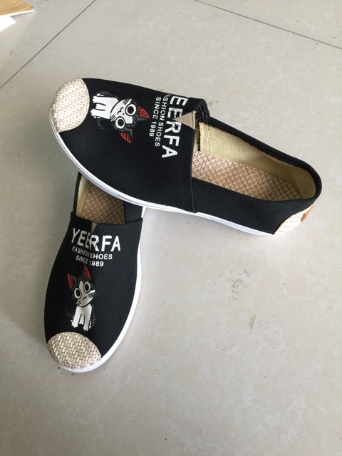 giày lười mèo đen | BigBuy360 - bigbuy360.vn