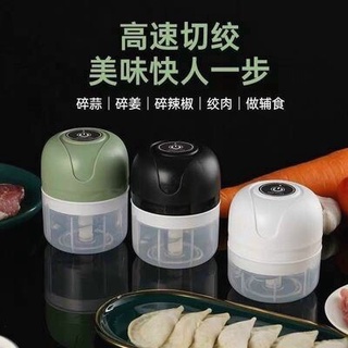 Máy xay tỏi mini cầm tay cổng sặc usb