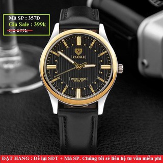 Đồng hồ nam YAZOLE 357 ( Tặng Hộp + Pin )