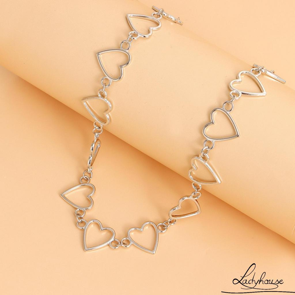 Vòng cổ Choker Mặt Hình Trái Tim Thời Trang Dành Cho Nữ