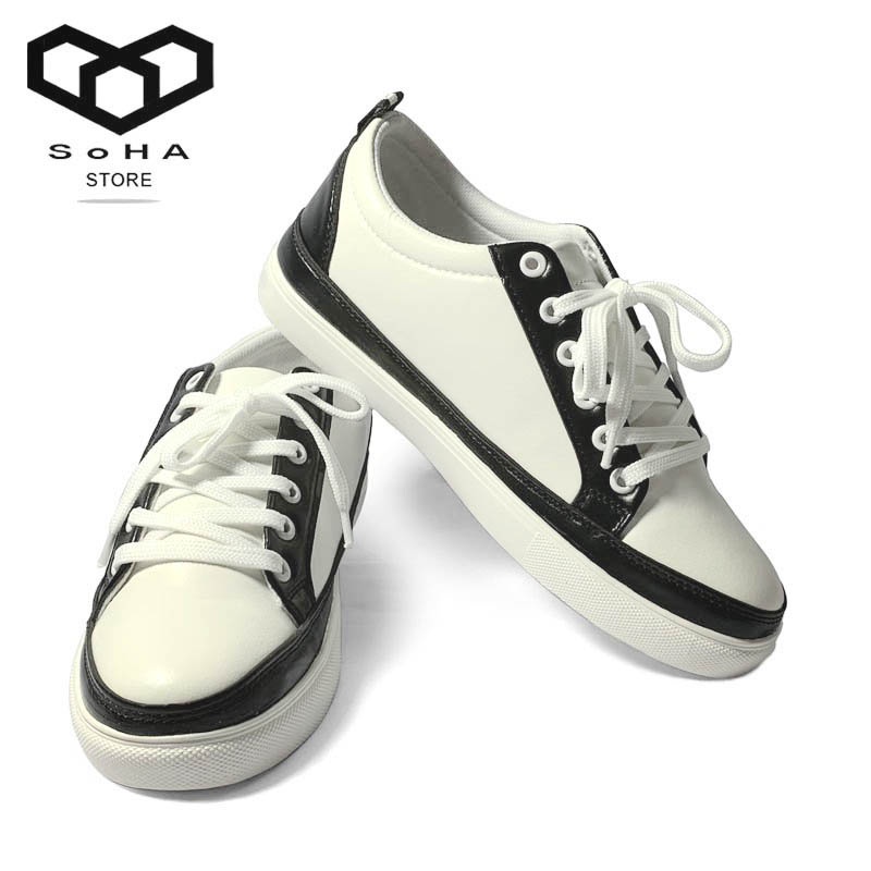 Giày sneaker nam thể thao trắng