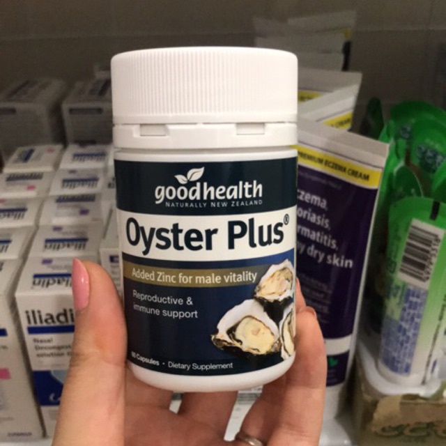 Viên Uống Tinh Chất Hàu Úc Oyster Plus ZinC Good Health 60 Viên Giúp Tăng Cường Sinh Lý & Hỗ Trợ Nam Giới