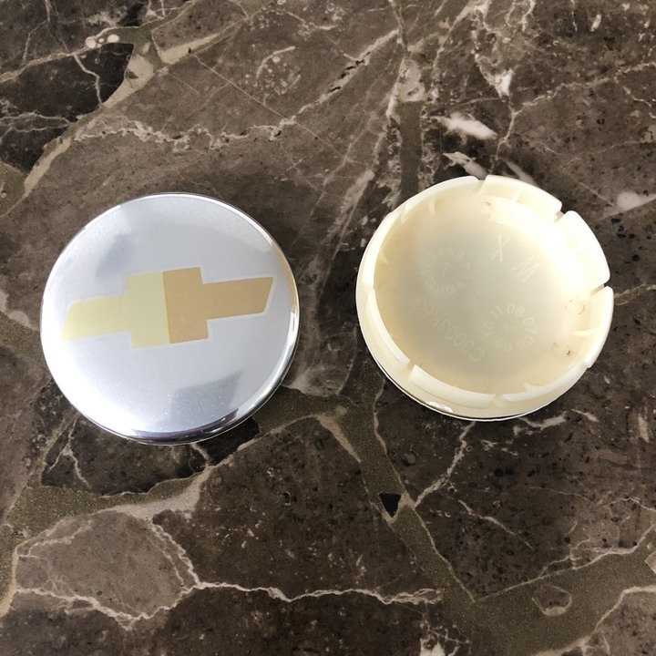 Logo chụp mâm, ốp lazang bánh xe ô tô Chevrolet, đường kính 63mm