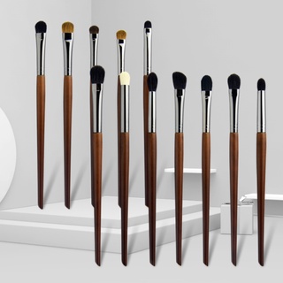 Set 12 cọ trang điểm mắt và che khuyết điểm chất liệu lông thú tự nhiên