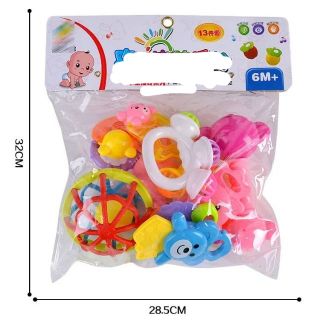 Set lục lạc 7- 10 chi tiết gặm nướu mềm cho bé