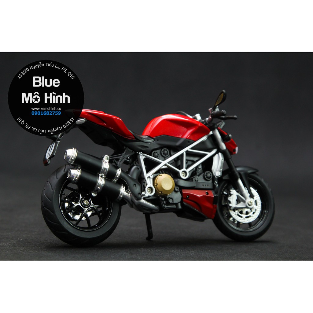 Xe mô tô mô hình Ducati Streetfighter 1:12 - Phiên bản Ducati Streetfighter sáng đèn