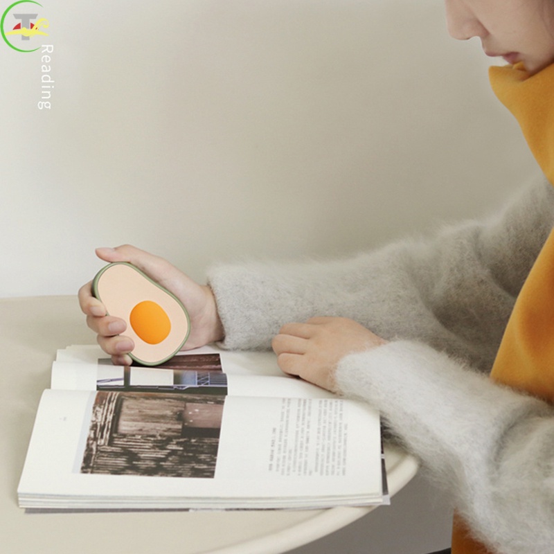 Máy Sưởi Ấm Tay Chạy Điện Sạc Usb Hình Quả Bơ Sáng Tạo Dành Cho Trẻ Em / Người Lớn